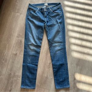 Hudson Jeans Women's Classic Blue Wash Denim Colin Flap Skinny Jean